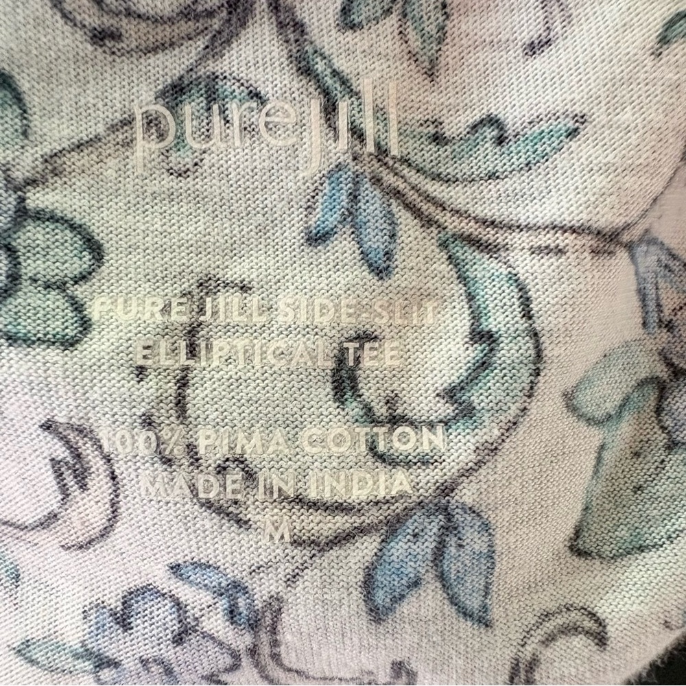 PureJill Pima Cotton Shirt Medium size - Picture 3 of 3
